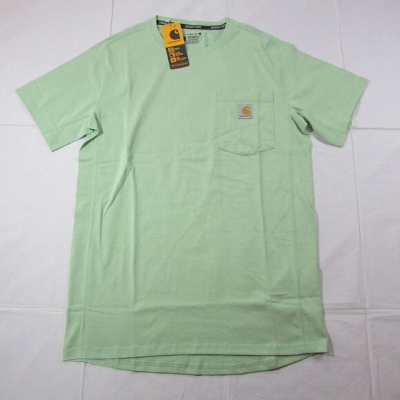 Carhartt Force Men's Short Sleeve Relaxed Fit Midweight Pocket T-Shirt Aventuri - Picture 1 of 2